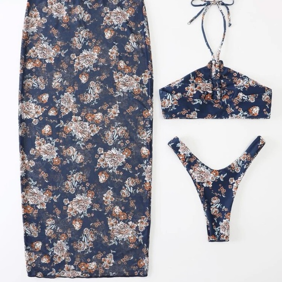 3 piece bathing suit - Picture 2 of 2